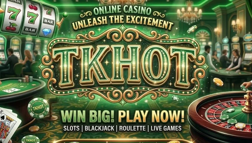 An elite player celebrating amidst a shower of gold coins and a vibrant roulette display — showcasing the luxury of the TKHOT experience.