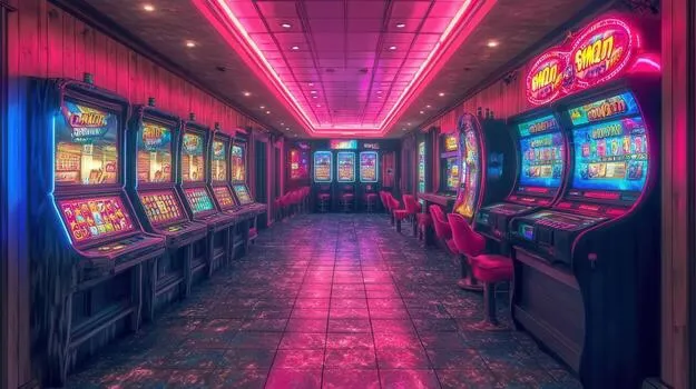 Close-up of a premium slot interface showing glowing symbols, smooth animations, and high-quality graphics